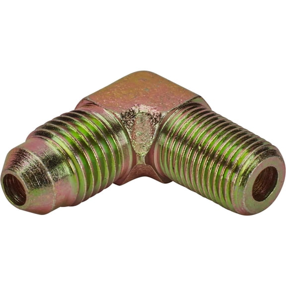 90 Degree -4 AN to 1/8 NPT Steel Adapter Fitting