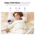 thumbnail image 2 of Reloj Despertador Vibratorio Mesqool para Personas que Duermen Profundamente Recargable, 2 of 7