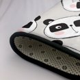 thumbnail image 5 of Cute panda A Shaggy Area Rug, Rugs for Living Room Bedroom Non Slip Door Mat Indoor Carpet Machine Washable Nursery Home Decor Floor Mats for Entryway 60x39in-#, 5 of 5