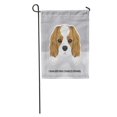 thumbnail image 1 of KDAGR Cute Portrait of Cavalier King Charles Spaniel Puppy Dog Head Breed Garden Flag Decorative Flag House Banner 12x18 inch, 1 of 2
