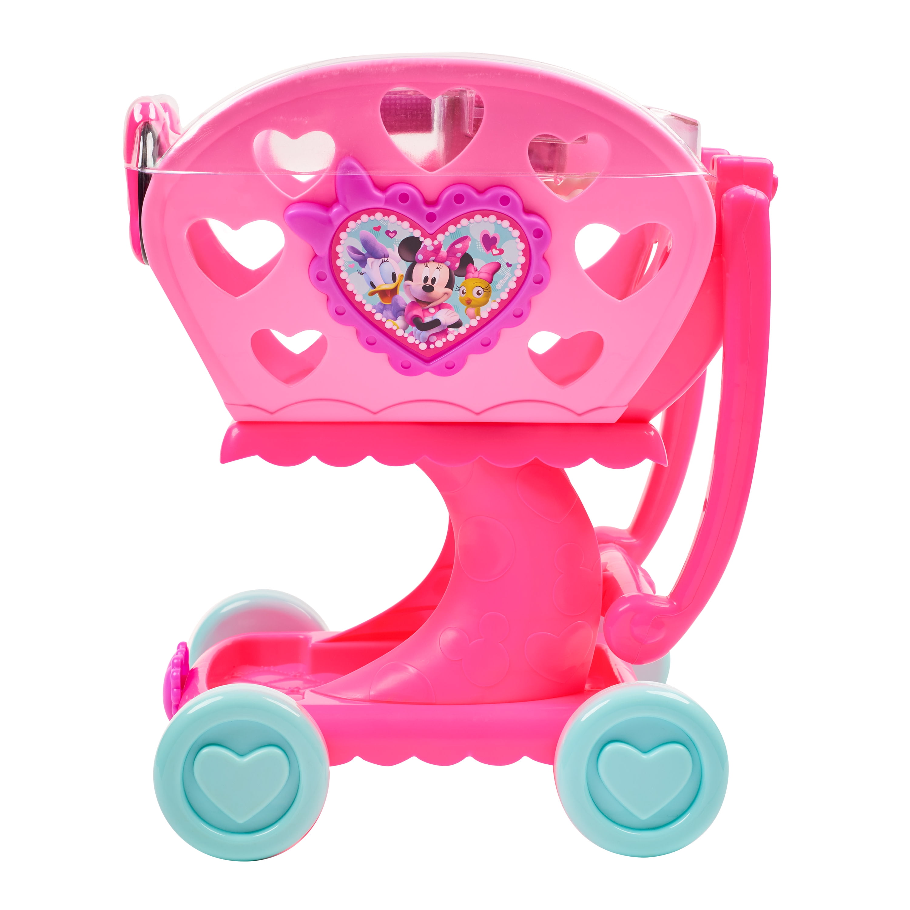 minnie happy helpers bowtique shopping cart pink