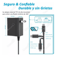 thumbnail image 4 of Cargador Para Nintendo Switch/lite-15v 2.6 A Negro, 4 of 5