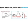 thumbnail image 3 of Northeastern Exhaust Resonator, Intermediate Pipe & Muffler Assembly Dual Outlet Fits 2008-2012 Chevrolet Malibu 3.6L - Direct Fit | Stainless Steel System Kit, 3 of 8