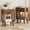 Rustic Brown, variant on HIGDBFE Nightstand Set of 2 with Fabric Drawers, Bedside Table with Open Shelf, Side and End Table for Bedroom, Living Room, Brown