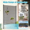 thumbnail image 2 of Outdoor Freestanding,Metal Fence Panels for Outside Slatted Privacy Screens with Stand Black, 2 of 10