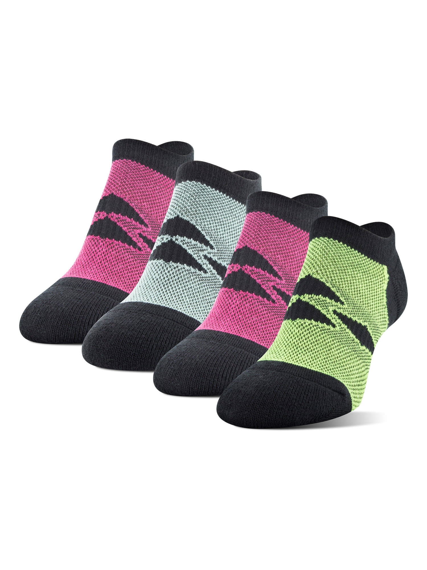 Athletic Works - Women's Wool Midcushion No-Slip Heel Liners, 4 Pairs ...