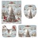 thumbnail image 2 of Cortina Baño Decorativa Papá Noel 256666 (4uds), 2 of 9
