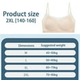thumbnail image 2 of Sujetadores diarios sin aros sin costuras para talla M-2XL, sujetadores básicos suaves y ligeros con cuello en V para mujer color de piel, 2 of 6
