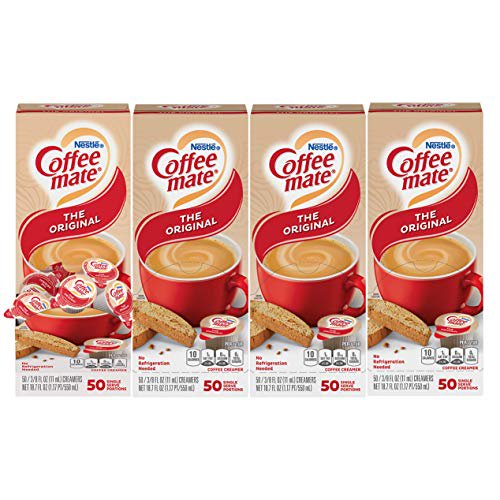 Nestle Coffee mate Coffee Creamer, Original, Liquid Creamer Singles