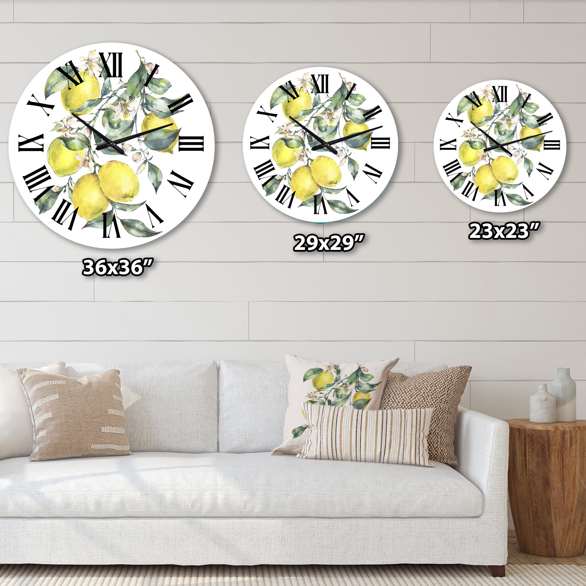 Designart 1 in Tropical Wall Clock