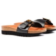 thumbnail image 2 of V.Gan Vegan Cherry Footbed Tortoiseshell Sandals, 2 of 4