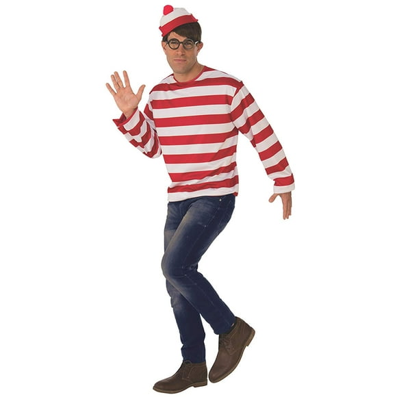 Where's Waldo Adult Costume - X-Large
