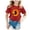 Red, variant on Shirts Kids Toddler Pumpkin Face Skeleton Cotton Tshirt Clothes (White, 4-5 Years)