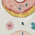 thumbnail image 4 of Yayeee Shower Curtain with Hooks 72"x72" Waterproof Fabric Bathroom Hanging Decor, Pink Donut, 4 of 5