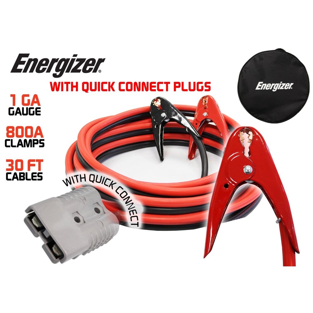 Energizer 1Gauge 800A Permanent installation kit Jumper Battery Cables