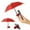 Red, variant on Phone Umbrella for Sun with Universal Adjustable Suction Cup Stand, Outdoor Anti-Reflective Cell Phone Umbrella Sun Shade with Flexible Angle Change for All Phones
