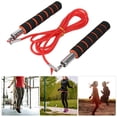 thumbnail image 3 of Competitive Jumprope, Rope Skipping Speediness Jumprope Adjustable Jumprope, For Kids Children Students Adults Red, 3 of 8