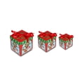 thumbnail image 2 of Paquete de 3 cajas de regalo de Navidad Decoración Papel Snacks Casos Candy Presents Organizadores Feliz Año Nuevo Embalaje Suministros Tipo 2 seitruly HA009900-02, 2 of 6