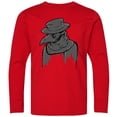 thumbnail image 3 of Inktastic Plague Doctor Spooky Gothic Graphic Long Sleeve Youth T-Shirt, 3 of 5