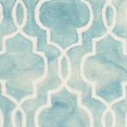 thumbnail image 2 of Safavieh Dip Dyed Turquoise Contemporary Rug - 3' x 5', 2 of 4
