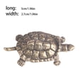 thumbnail image 3 of MesaSe Brass Tortoise Ornament Delicate Multifunctional Simulated Statue Animal Sculpture Home Desk Decoration Toy Gift, 3 of 7
