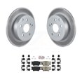 thumbnail image 1 of Transit Auto Rear Coated Disc Brake Rotors and Ceramic Pads Kit for Car Toyota Matrix Pontiac Vibe KGA-103511, 1 of 11