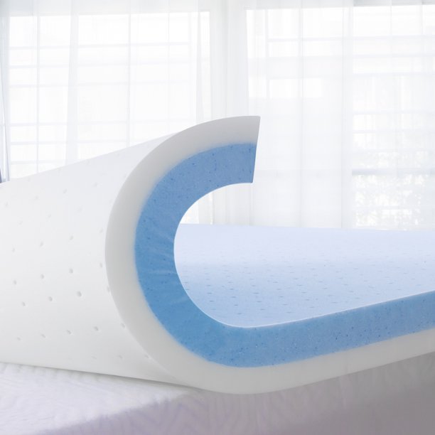 BedStory 4" Gel Memory Foam Mattress Topper, Queen