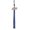 Black / Blue / Silver, variant on Graduation Tassel - 2020 - Silver Charm - 3 Color, Navy / Burgundy / White