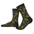 thumbnail image 2 of KLL Carnival Mardi Gras3 Print Cool Socks Men's Women's Crew Socks Funny Crazy Novelty Stockings, 2 of 7