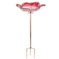 thumbnail image 1 of Bebedero para pájaros para exteriores DREAM GARDEN, cristal, 26 cm, color rojo, 1 of 6