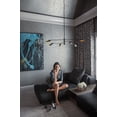 thumbnail image 6 of -36W 6 Led Large Multi-Tier Chandelier In Modern Style-50 Inches Wide By 8.25 Inches Tall Fredrick Ramond Lighting Fr35806blk, 6 of 7