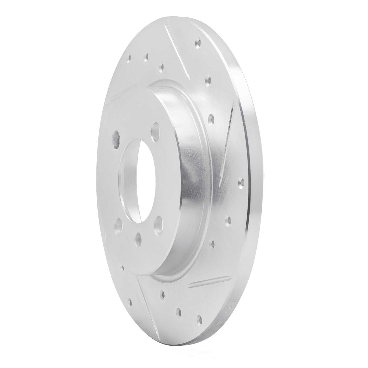Dynamic Friction Company 631-31009R DFC Brake Rotor - Drilled And Slotted - Silver