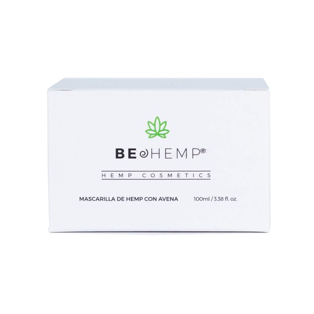 Mascarilla facial de avena para tratamiento piel madura 100 g Beohemp Facial