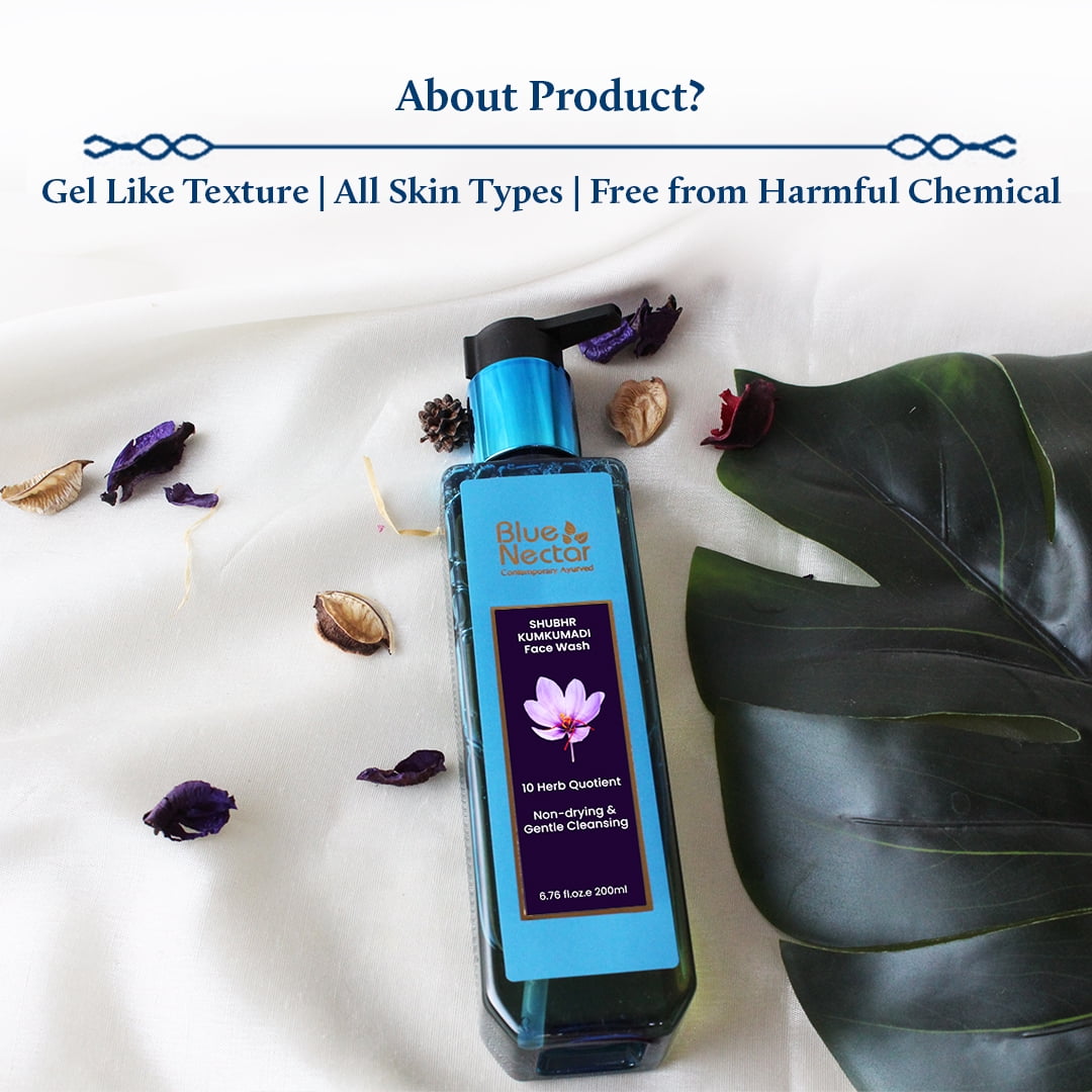 Blue Nectar Shubhr Kumkumadi Face Wash