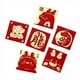 thumbnail image 1 of 6 X 6 Sobres Rojos De Año Nuevo, Pequeños Regalos Cuadrados De Hongbao, Sobres De Dinero De La , Estilo A, 1 of 8