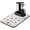 White-92, variant on 19.5x12 inch Flower-Themed Coffee Drying Mat for Kitchen Absorbent, Heat Resistant Diatom Mud Mat Reversible Dish Drainer, Perfect Countertop Addition