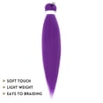 thumbnail image 6 of Purple Braiding Hair Extensions,Pre Stretched Synthetic Purple Braiding Braiding Hair Extensions For Braids, Purple Hair Extensions For Stage Party Halloween Costume ,26 Inch,1PACK, 6 of 6