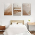 thumbnail image 6 of Boho Wall Art Set of 3,Sun and Moon Art Bible Verse Prints Minimal Desert Wall Decor Mid Century Modern Art Wall Decor Boho Minimalist Wall Art Christian Home Decor Boho Paintings Beige 12"x16", 6 of 6