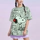 thumbnail image 4 of Camiseta con estampado de Snoopy para mujer, estilo chino, nuevo jersey para mujer, cuello redondo, manga corta, moda urbana 2024, 4 of 5