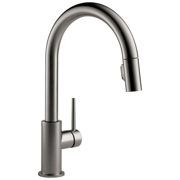 Delta 9159-Ls-Dst Trinsic 1.8 GPM Single Hole Pull Down Kitchen Faucet - Stainless Steel
