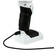 HART Rechargeable Handheld Spot Work Light with Rotating Head, Magnetic Base, White, 300 Lumens