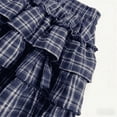 thumbnail image 7 of Girls Plaid Skirt Ruffle Tiered Layered Skort Pleated Uniform Mini Skirts | Flowy, Elastic Low Rise, Casual, Tartan Skirt, Going Out, Y2K, Pleated Skirts for Girl, Back To School Fashion Clothes, 7 of 7