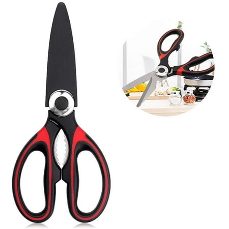 

Kitchen Scissors Kitchen Shears Heavy Duty Dishwasher Safe Food Scissors Multipurpose Stainless Steel Sharp Cooking Scissors for Kitchen Chicken Poultry Fish Meat Herbs
