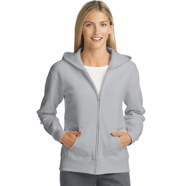 Hanes ComfortSoft™ EcoSmart® Women's Full-Zip Hoodie Sweatshirt - O4637 -  Walmart.com
