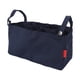 thumbnail image 2 of Bolsa de almacenamiento para cochecito de bebé, gran capacidad, múltiples compartimentos, bolsa colgante para cochecito de bebé, para pañales, juguetes, pañuelos, biberón, azul oscuro, 2 of 5