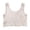 Beige, variant on Women’s 30CM U-Neck Crop Cami Top – Short Length Adjustable Spaghetti Strap Summer Tank, Cropped Solid Layering Vest Grey M