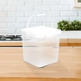 thumbnail image 6 of Baoblaze Square Bucket Heavy Duty Food Storage Container for Kitchen Paint Water Home Clear, 6 of 8