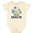 thumbnail image 3 of Inktastic Zebra My Papa Loves Me Boys or Girls Baby Bodysuit, 3 of 5
