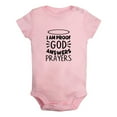 thumbnail image 5 of iDzn Pack of 2, God knew my heart needed you & I am Proof God Answers Prayers Funny Rompers For Babies, Newborn Baby Unisex Bodysuits, Infant Jumpsuits, Toddler 0-24 Months Kids One-Piece Oufits, 5 of 5