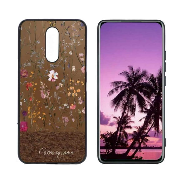 Floral-244 Phone Case, Degined for LG K40 Case Men Women, Flexible Silicone Shockproof Case for LG K40